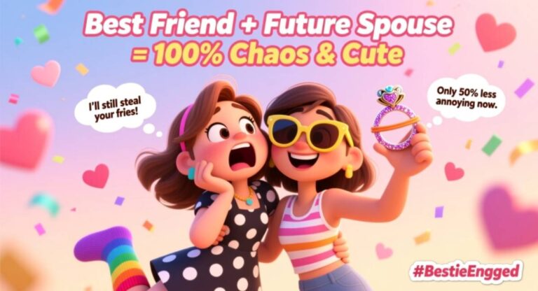 cute-and-funny-best-friend-engagement-captions