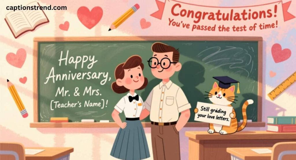 Funny Wedding Anniversary Wishes for Teacher