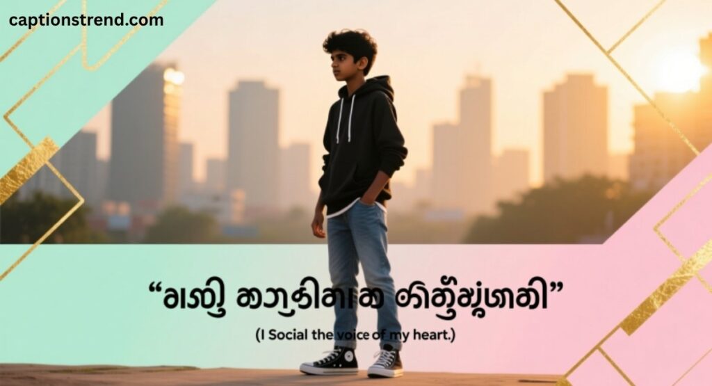 Kannada Captions for Instagram for Boys