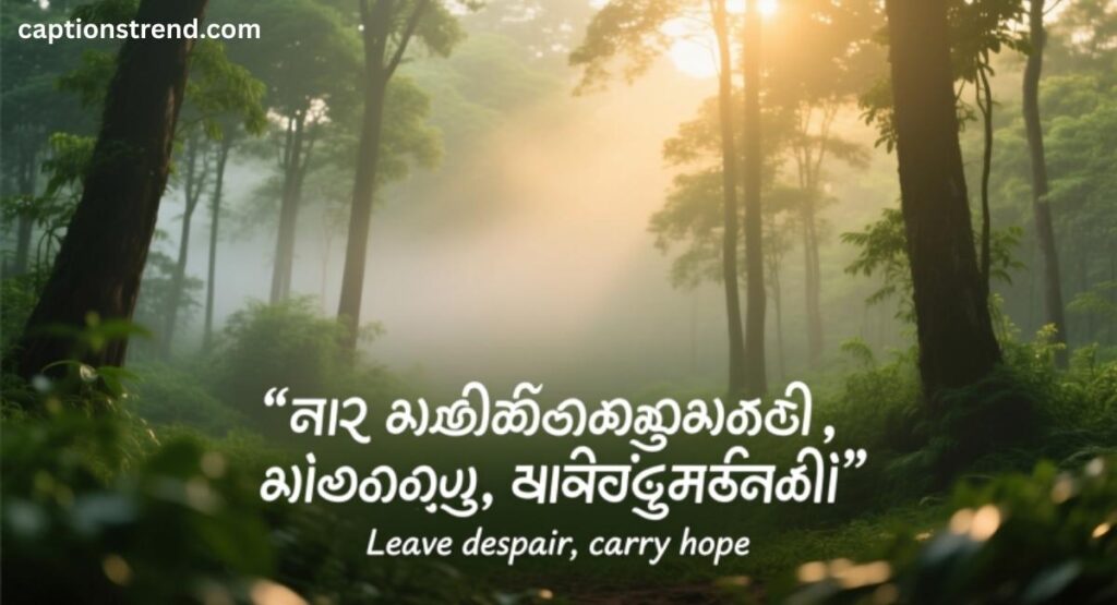 Kannada Captions for Instagram for Motivational