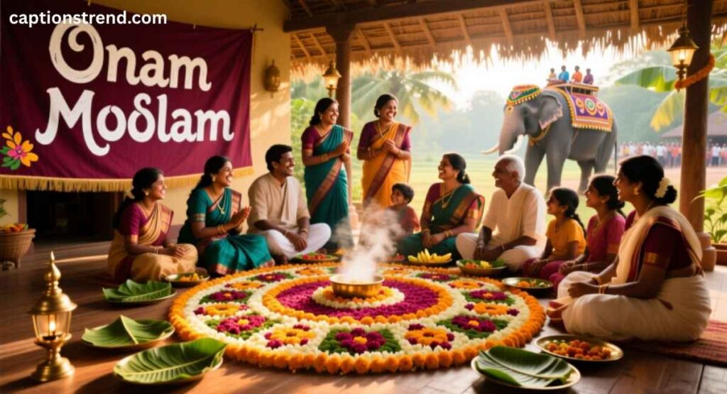 Onam Captions for Family and Friends
