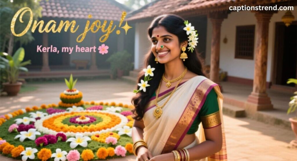 Onam Captions for Instagram for Girl