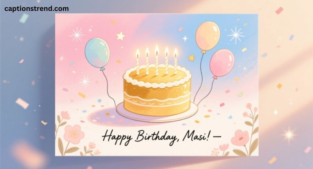 Personalized Birthday Wishes for Masi