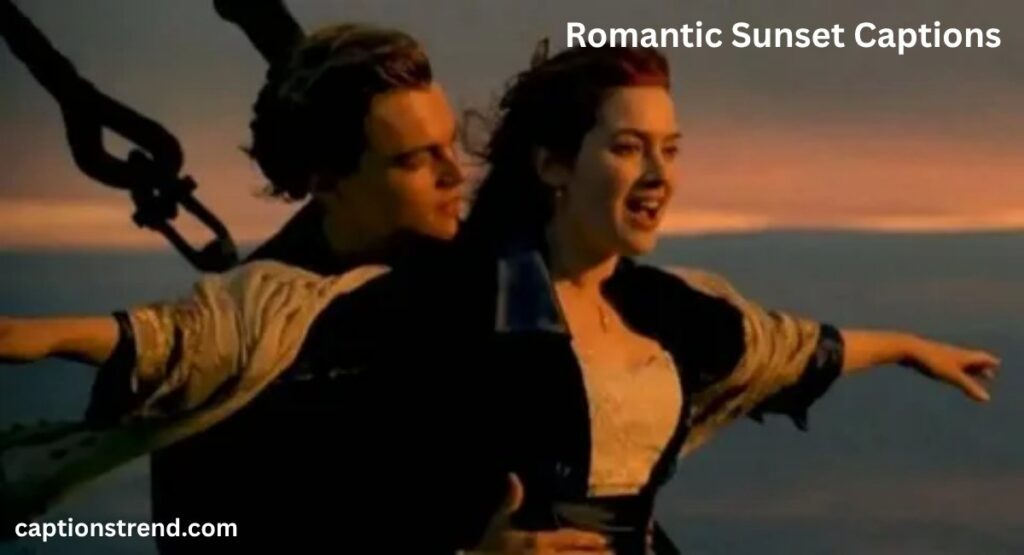 Romantic Sunset Captions
