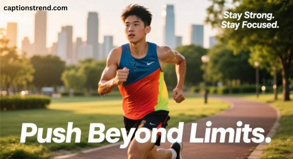 Sports and Fitness Instagram Captions for Boys