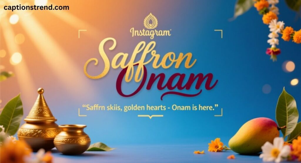 Trendy Onam Captions for Instagram