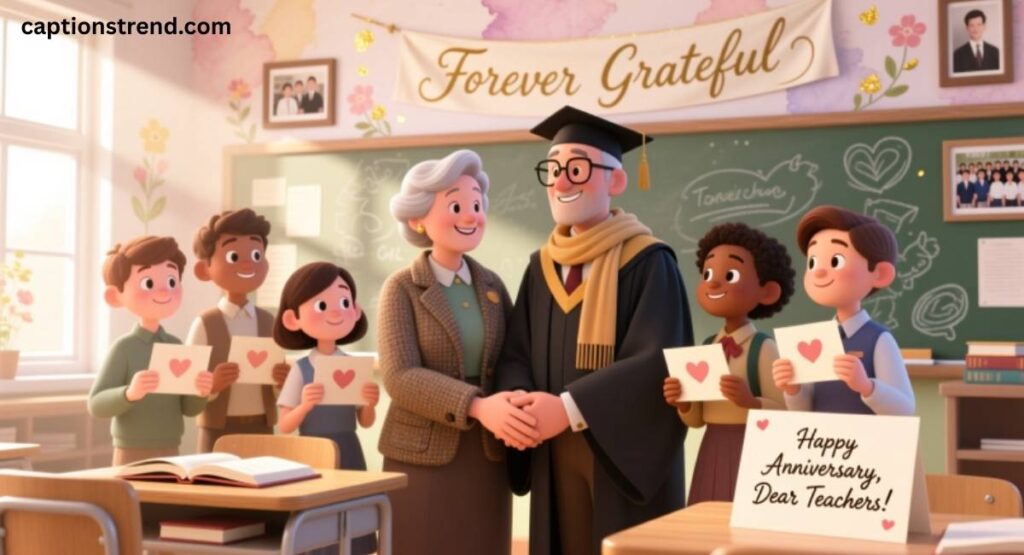 Wedding Anniversary Wishes for Teachers from Students