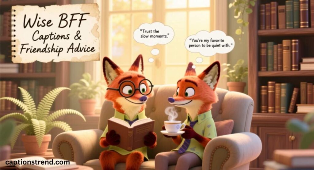 Wise BFF Captions and Friendship Advice