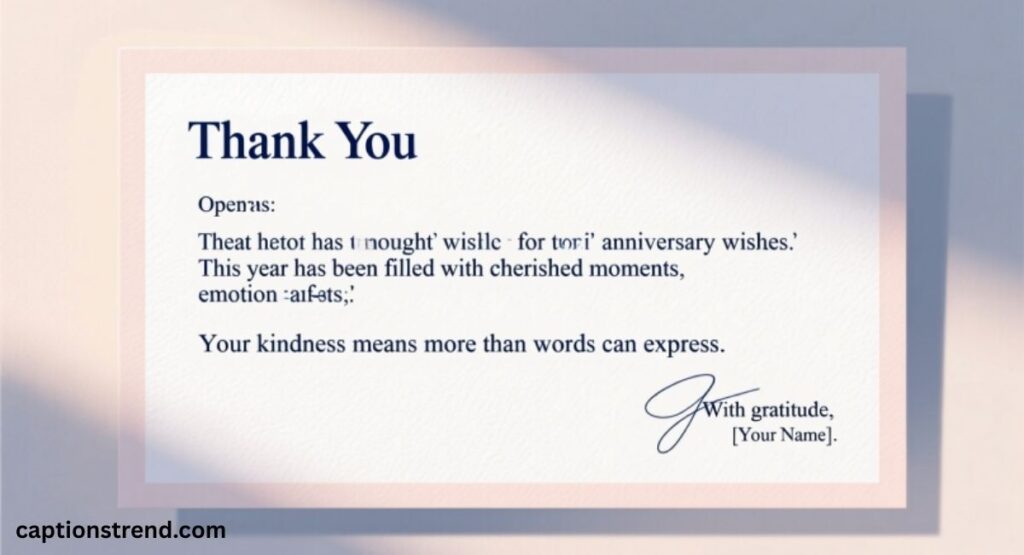 How to Write the Perfect Thank You Reply for Anniversary Wishes