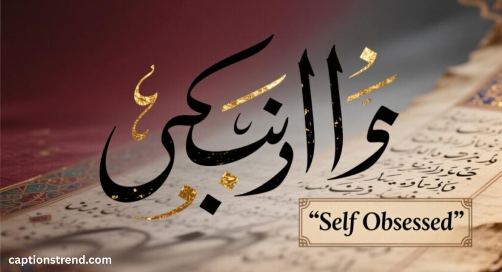 Self Obsessed Captions in Urdu